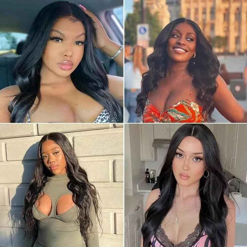 10A Human Hair Bundles 14 14 14 Inch Body Wave Bundles Human Hair Unprocessed Brazilian Virgin Hair 3 Bundles Hair Weave Body Wave Bundles Human Hair Extensions Natural Color