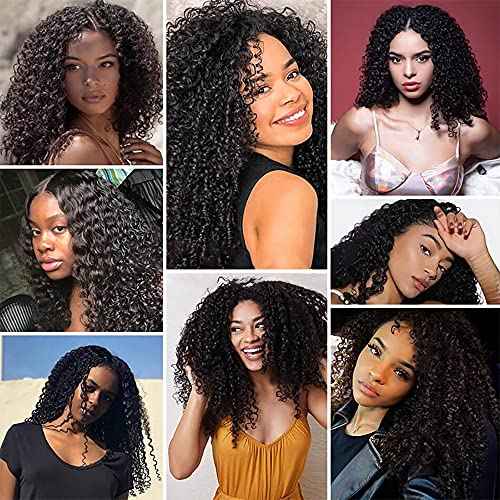16 16 16 Inch Deep Wave Human Hair Bundles Natural Black Color Brazilain Unprocessed Virgin Hair Loose Wave Bundles Human Hair Natural Color Remy Human Hair Weave