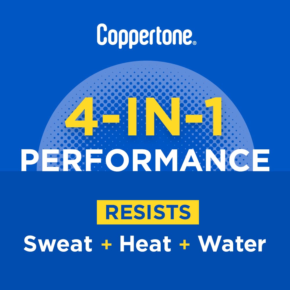 Coppertone Sport Sunscreen Spray, Broad Spectrum SPF 15 Water Resistant Spray Sunscreen, 5.5 Oz (Pack of 2)