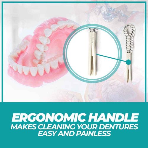 Fuller Brush Dental Plate Brush - Soft Hygienic Denture Cleaner - Small & Flexible Cleaning Tool for Dentures & Plates - Oral Hygiene for Men & Women (Pack of 3)