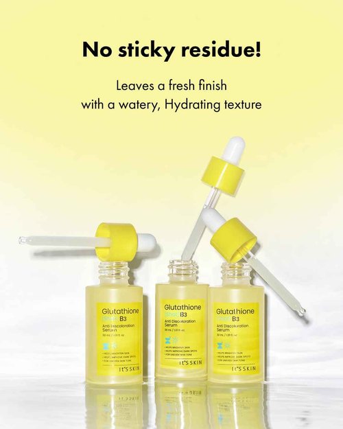 It'S SKIN Glutathione Shot B3 Serum 1.01 Fl Oz, Niacinamide Facial Serum, Dark Spot Corrector, Face Exfoliation, Hydrating Serum for Hyperpigmentation, Acne Scars, Blemish Spot, Korean Skincare