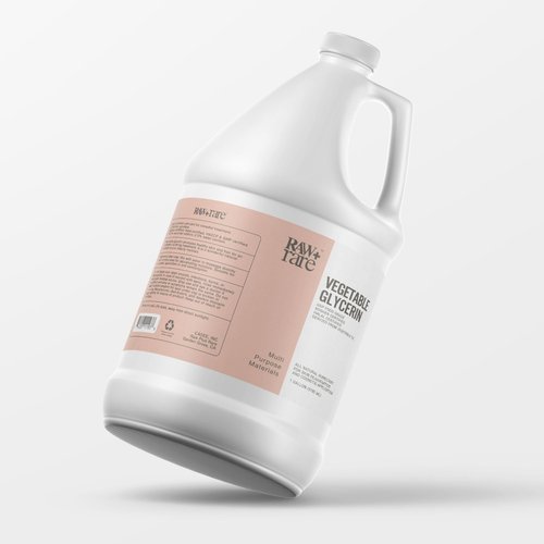Raw Plus Rare Natural Glycerin for Skin and Face, Bulk Gallon (128 fl oz), USP Food Grade/Cosmetic Grade, for Hair, Skin, Crafts, Soap Base Oil - Kosher, Halal and Pharmaceutical Grade
