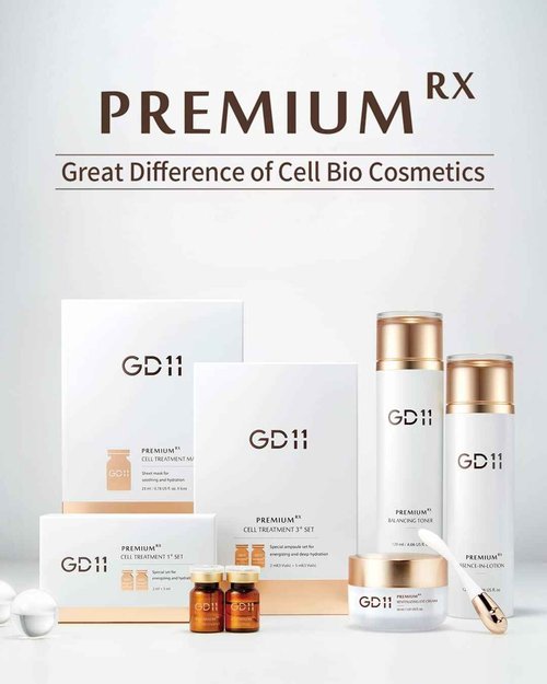 GD11 Premium RX Essence in Lotion | Moisturizing & Anti-Aging Face Lotion with Stem Cell Extract & Ceramide | Strengthen Skin Barrier & Anti-Wrinkle Firming Emulsion for Skin Smoothing, 4.4 fl.oz.