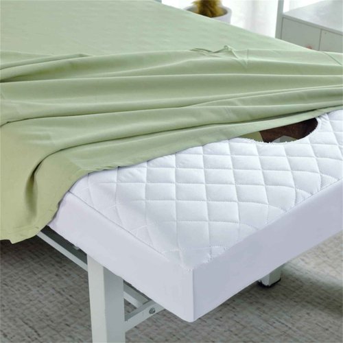 MWNAGO Waterproof Massage Table Fitted Sheet with Face Hole, Spa Bed Cover Sheets Suitable for Beauty, Spa 31.5 * 75 in