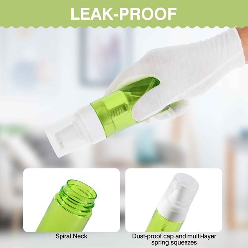Foam Pump Bottle, 4oz Leak Proof Foaming Soap Dispenser Plastic Refillable Foam Bottles for Shampoo, Hand Soap, Body Wash, Face Wash