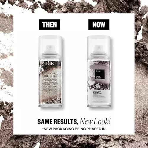 IGK FIRST CLASS ?Charcoal Detox Dry Shampoo for Oily Hair | Balances Oil + Soothes Scalp + Volumizes | Vegan + Cruelty Free