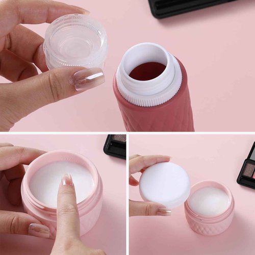 kuangre 8 Pack Travel Bottles for Toiletries - 3 OZ / 90 ML, | Leak Proof Silicone Containers with Clear Bag, Travel Size Toiletries for Lotions, Creams, Foundation, Shampoo, body wash and More |
