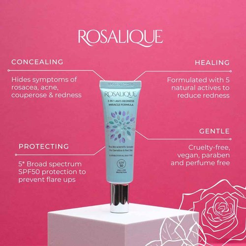 Rosalique 3 in 1 Anti-Redness Miracle Formula SPF50 1 x 30 ml