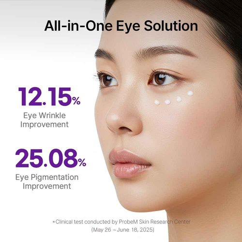 D'AMU Retinol Eye & Neck Cream – Brightening & Firming Cream for Dark Circles, Wrinkles & Pigmentation with Vita 5X, Astaxanthin & Spicule – Korean Skincare – 1.6 oz