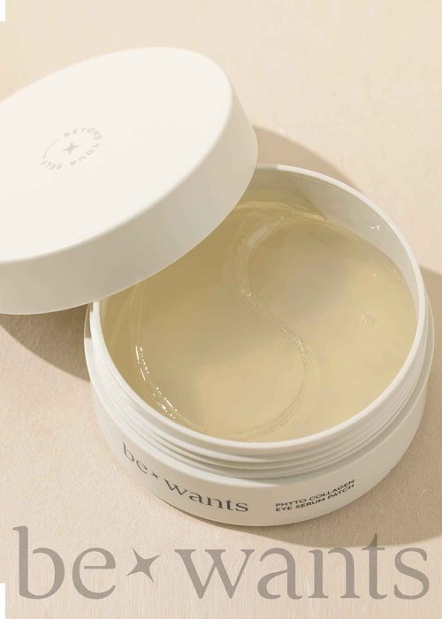 BE+WANTS [K-Beauty] Bewants Cica Collagen Lifting Cream(1.7 fl oz) and Collagen Eye gel patch (60 patches)