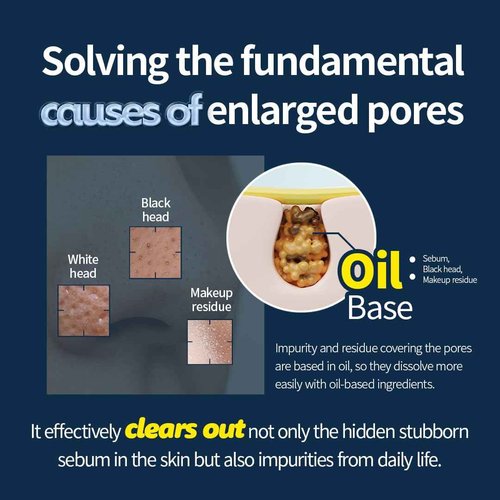 ANOTHERFACE PEPTATHENOL™ Aqua Balance Cleansing Oil, Korean Skin Care, Black Head & Waterproof Makeup Removal, Deep Cleansing, Quick Melting, Non-irritation for Sensitive Skin, Vegan, 10.14 Fl. Oz