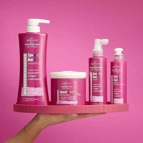 BIOPOINT Shampoo Speedy Hair 13.5 Fl Oz, Made in Italy [italian import]