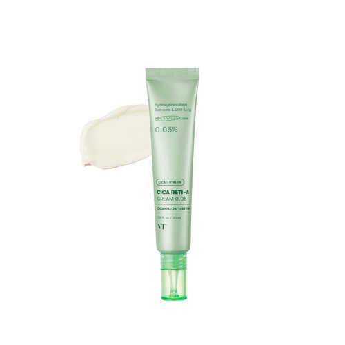 VT COSMETICS Cica Reti-A Retinol Cream 0.05 | Skin Repairing Cream For Sensitive Skin 1.01 fl oz