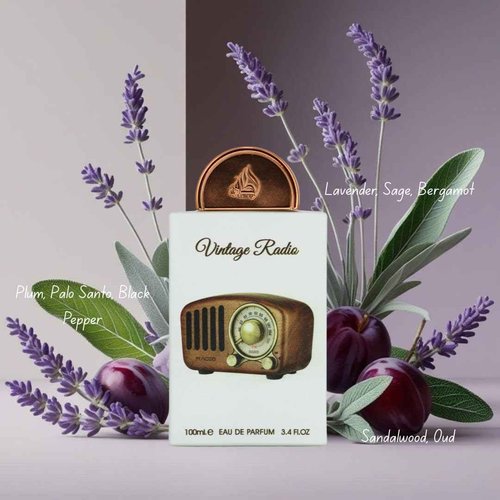 Lattafa Pride Vintage Radio 3-Piece Gift Sets – Long Lasting Arabian Perfume For Men – Eau De Parfum & Perfumed Spray – Perfume Men With Amber, Smoky Woods & Vanilla Notes - Premium Gift Box