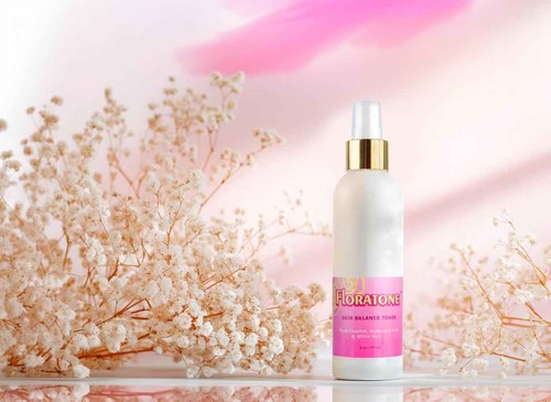 Floratone Skin Balance Facial Toner - with Rose Essence, Hyaluronic Acid & Willow Bark - Facial Mist for Sensitive Skin