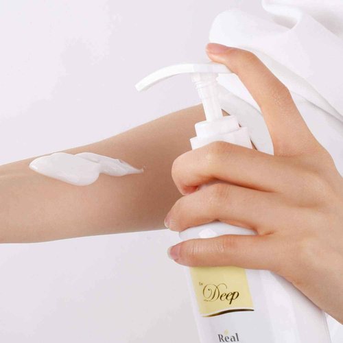 Dr.Deep Real Body Lotion 10.6 fl.oz | Natural Body Cream for Dry Skin | Moisturizing Cream for Dry Skin | Cracked Skin Repair Cream Moisturizer | Dry Skin Cream | Body Lotion for Dry Skin