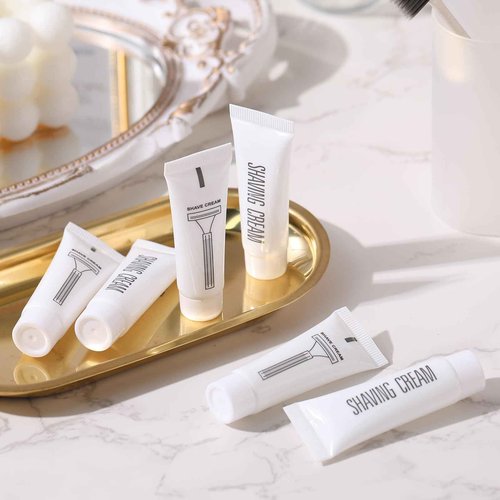 Viozakanry Disposable Shaving Cream Bulk Travel Size 10 Ml/ 0. 35 Fl. oz Shave Cream for Hotel Camping Travel Homeless Toiletries(150 Pcs)