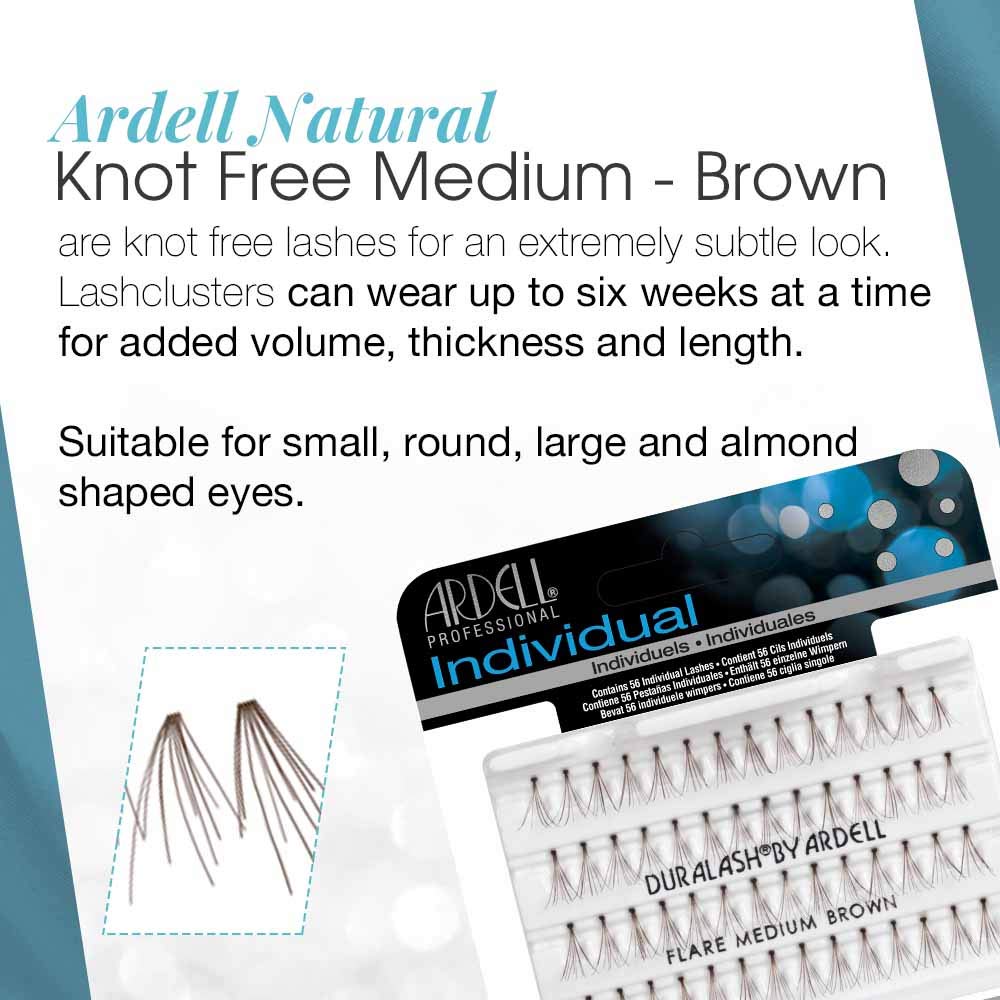 Ardell False Eyelashes Medium Brown 4 Pack