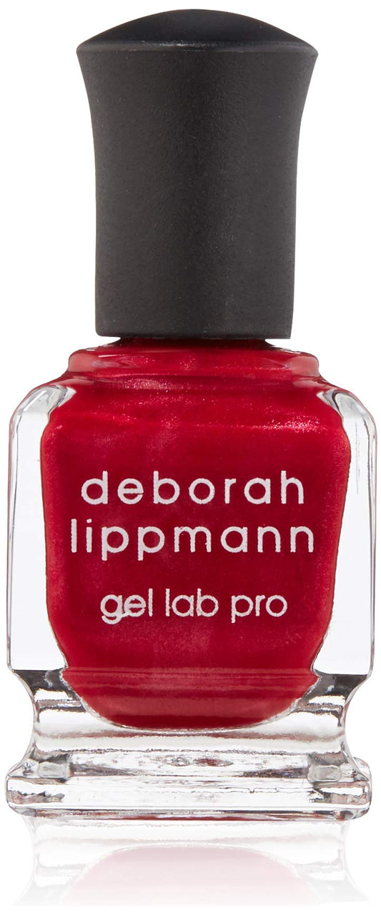 Deborah Lippmann Gel Lab Pro Nail Polish Treatment Enriched for Health, Wear, and Shine No Animal Testing, 21 Free, Vegan Red and Purple Colors