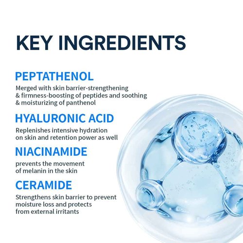 ANOTHERFACE PEPTATHENOL™ Aqua Balance Cream 1.69 Fl Oz, Peptide Moisturizer for Firm Skin, Ceramide Repairing Barrier for Anit-Aging, Hyaluronic Hydrating for Dry Skin, Vegan, Korean Skin Care