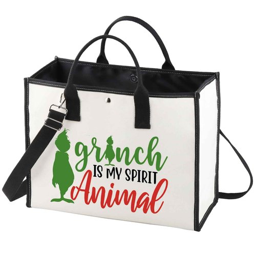 WZMPA Green Monster Cosmetic Makeup Bag Doctor Cat Fans Gifts Monster Is My Spirit Animal Zipper Pouch Bag For Monster Fans (Grin Spirit -TB)