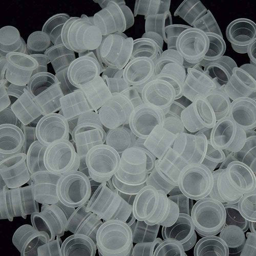 Tattoo Ink Caps Cups,Tattoo Ink Cups Caps 1000pcs #15 Large Size Pigment Caps Microblading Ink Cups for Tattoo Pigment Ink Tattoo Machine Kits Supplies (1000 L)