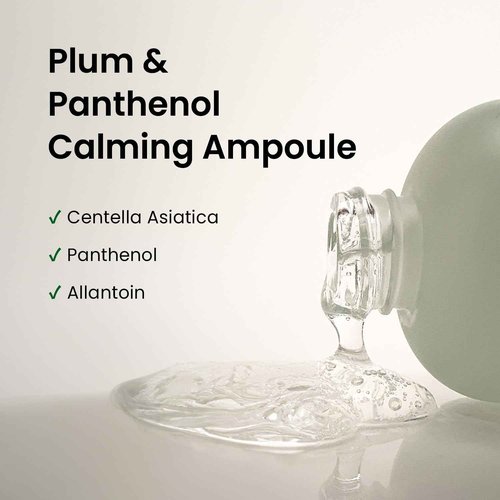 The Skin House PLUM & PANTHENOL Calming Ampoule – Soothing Facial Ampoule for Sensitive & All Skin Types – Panthenol-Infused Hydrating & Calming Korean Skincare[ 50ml /1.69 fl.oz]