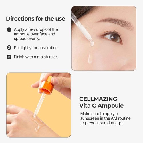 Torriden DIVE IN Serum 1.69 fl.oz + CELLMAZING Vita C Ampoule 1.01 fl.oz | Serum Duo to Get Glass Skin | Refining Skin Texture | Korean Skin Care