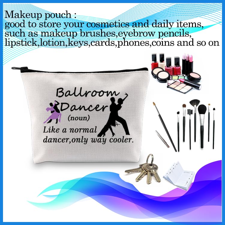 PXTIDY Ballroom Dance Gift Ballroom Dancer Definition Makeup Bag Dancer Survival Kit Tango Dancer Gift Latin Dance Lover Gift