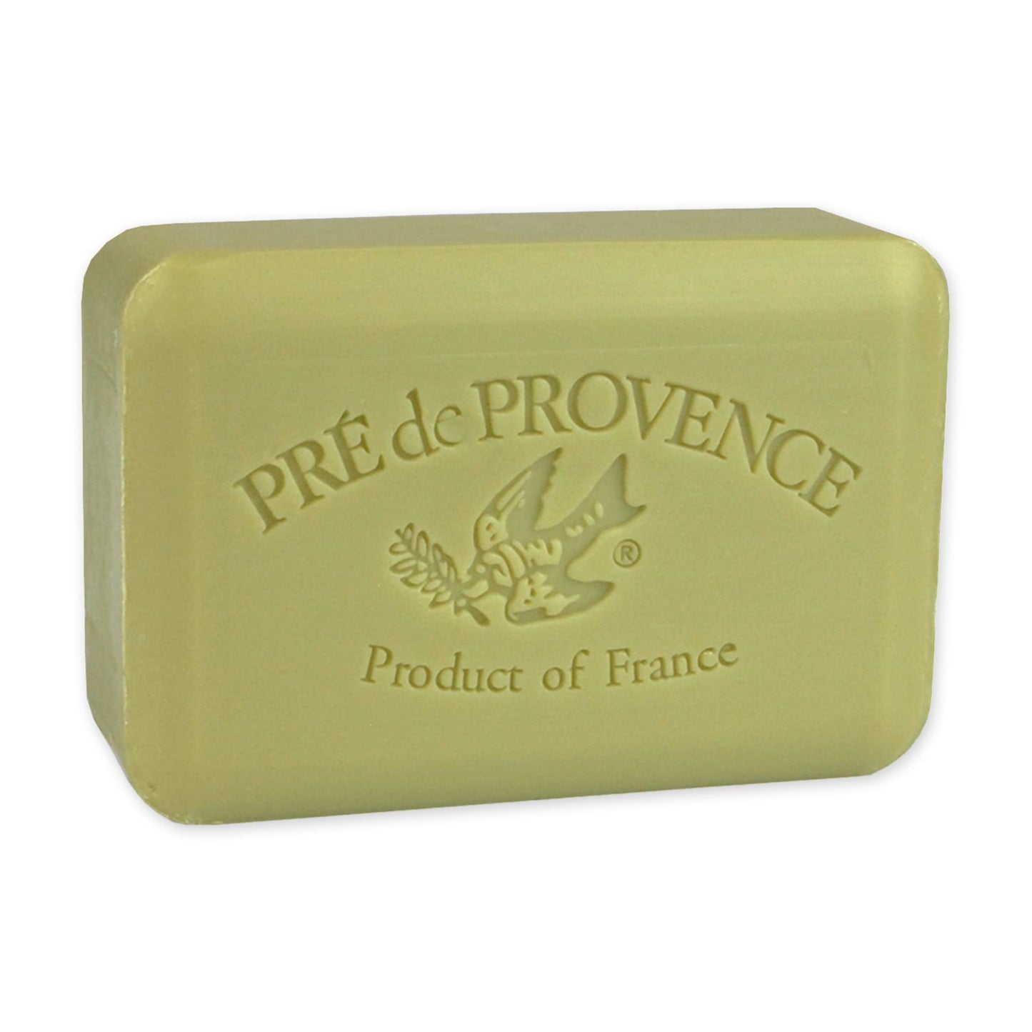 Pre de Provence Artisanal Soap Bar, Enriched with Organic Shea Butter, Natural French Skincare, Quad Milled for Rich Smooth Lather, Green Tea, 8.8 Ounce