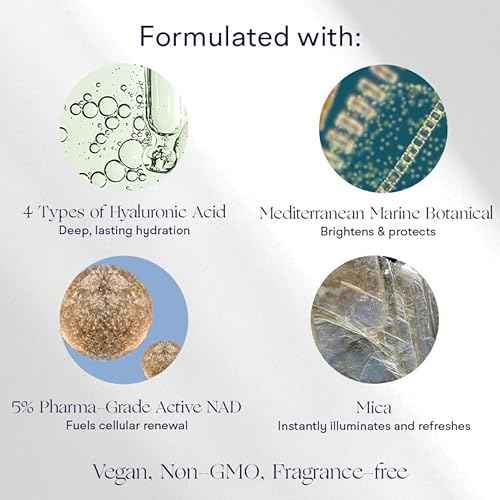 Active NAD+ Eye Serum ? Dark Circles, Puffiness, Fine Lines ? 5% NAD+, Four Hyaluronic Acids & Swiss Liposomal Delivery ? Lifting and Firming Formula ? 5ml ? Includes Applicator