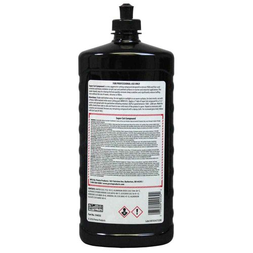 Presta 134532 Super Cut Compound for Removing P800 Grit, Heavy Sand Scratches and Oxidation - 32 Oz.