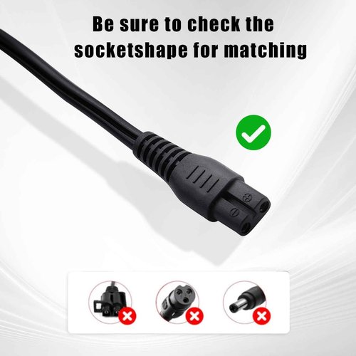 Replacement for BaByliss Trimmer Charger Compatible with BaBylissPRO Replacement Power Cords for All FX870, FX820, FX788, and FX787 Clipper Trimmers Charger Cord