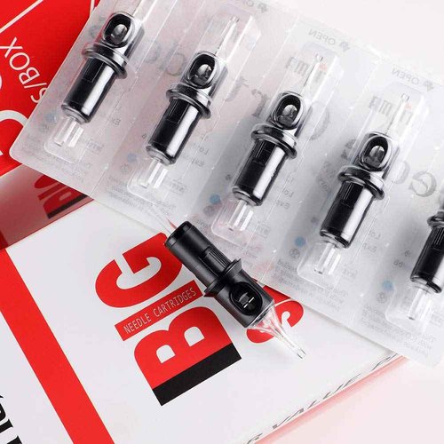 STIGMA #12(9RL) Standard Disposable Tattoo Needle Cartridges with Membrane Safety Cartridges for Tattoo Artists Round Liner 50Pcs Super Value Pack EN05-50-1209RL