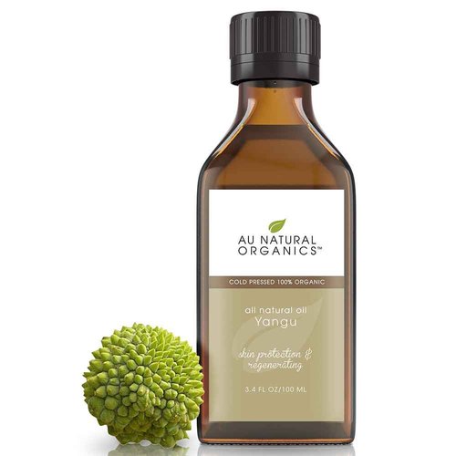 Au Natural Organics Yangu Oil for Sunburn Prevention, Skin Soothing, Redness & Peeling Skin - 100% Pure Cold Pressed, Natural UV Protection, Hydrating Moisturizer for Face & Body, Non-Greasy, 3.4oz