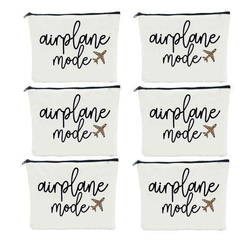 6 PCS Travel Gifts for Women - Girls Trip & Weekend Bags for Women Traveler Sister Besties Vacation Holiday Bachelorette Party Cosmetic Bag