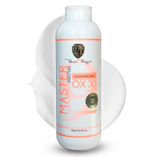 Robson Peluquero Master Highlights Hair Color Developer - Hair Bleaching Formula - Color Revealing Emulsion - Professional Hair Lightening Agent - Ox 30 Volumes 900ml/30.4 fl.oz