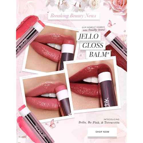 Girlactik Jello Gloss Lip Balm - Original Lip Care with Vitamin E, Aloe Vera, Avocado and Apricot Kernel Oil for Hydrating, Moisturizing Lip Balm with Glossy, Smooth, 4.5 g / 0.15 oz (Be Pink)