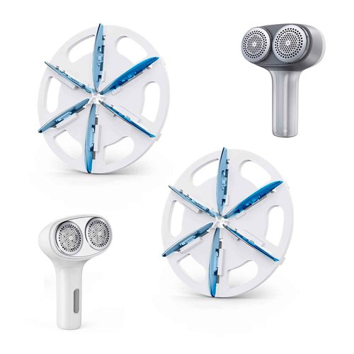 VASSON (6 Pack) Fabric Shaver Replacement Blades Compatible with VASSON Dual-Head Sweater Shavers