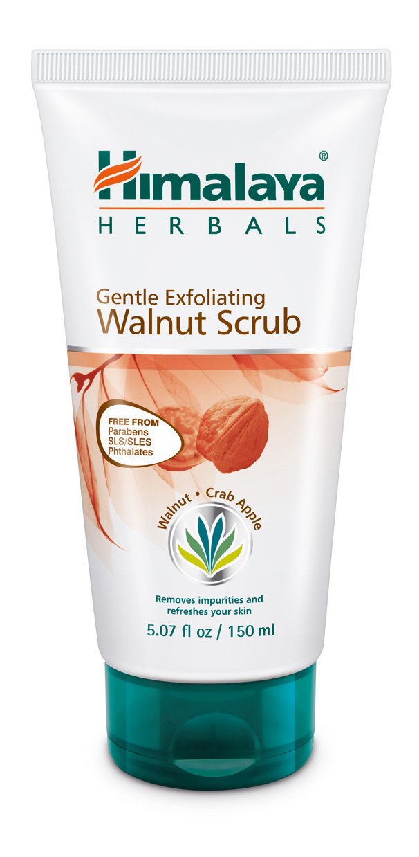 Himalaya Gentle Exfoliating Walnut Scrub for Deep Cleaning & Renewed Skin, 5.07 oz