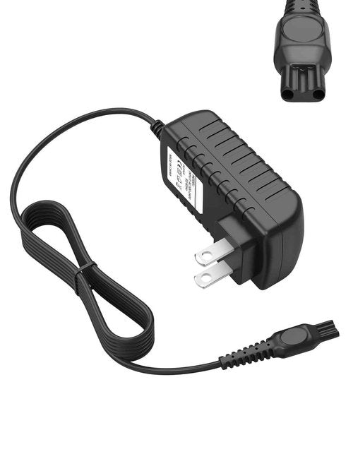 K-Mains 15V Charger Cord Fit for Philips HQ8505 Power Cord Fit for Norelco Series 3000 5000 6000 7000 9000 MG5750 MG7750 MG7790 Phillips Aquatec Arcitec Multigroom Shaver Electric Razor Beard Trimmer