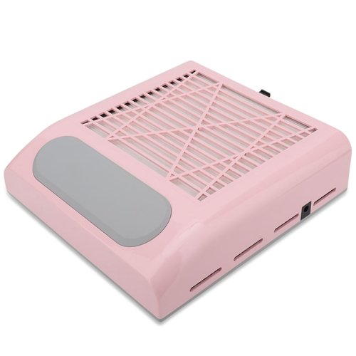 Nail Vacuum Cleaner 80W Nail Dust Collector Machine with Reusable Filter Strong Suction Nail Art Vacuum Cleaner Manicure Tool for Acrylic Gel Poly Nails Polishing Filing