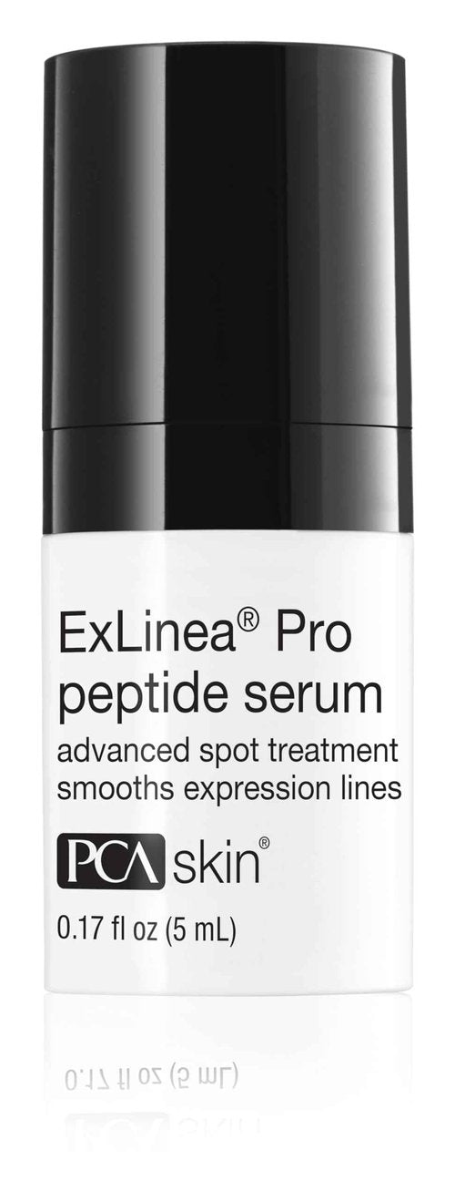 PCA SKIN ExLinea Pro Peptide Serum for Face, Peptide Complex, Helps Lift, Tighten, and Firm Skin and Reduces Wrinkle Depths, Hydrating Anti Aging for Women Trial Size, 0.17 oz