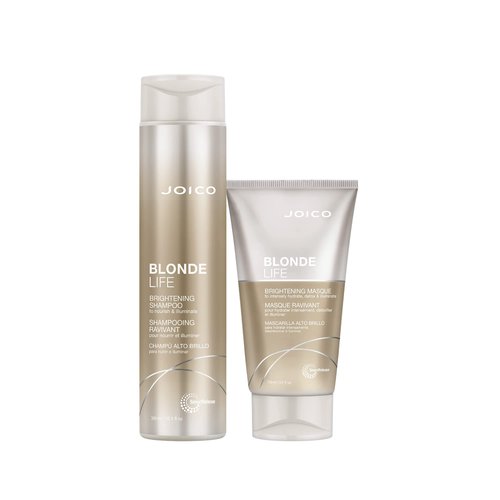 Joico Blonde Life Brightening Shampoo & Masque Set | Nourish & Illuminate | For Blonde Hair