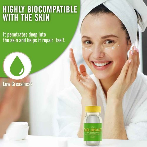 Artekas Innovation COCO-CAPRYLATE - Liquid - 100 g | 3.52 oz - Emollient - For Formulations and DIY Skin, Body, Face, Personal, Hair Care - Shower Products, Conditioning, Shampoos (Pack of 2)
