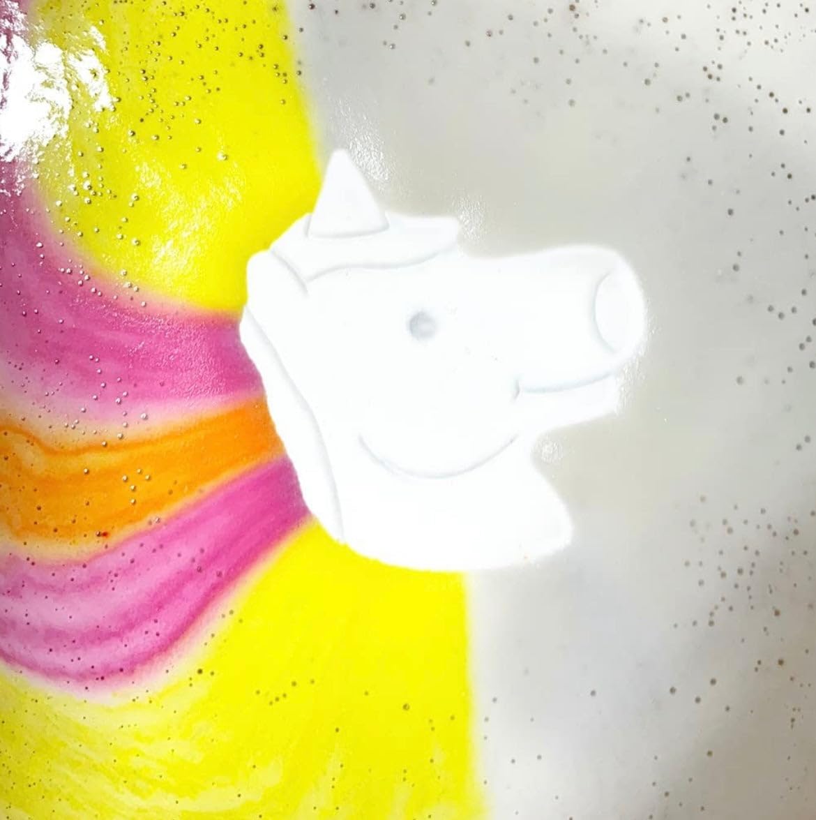 Large Unicorn Bath Bomb from Zimpli Kids, Magically Creates Multi-Colour Special Effect, Unicorn Birthday Gifts for Girls, Goody Bag Fillers for Children, Pocket Money Bath Toy, Organic & Moisturising