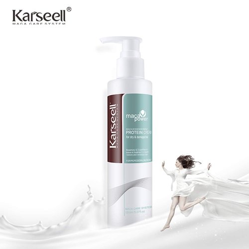 Karseell Combination set Repair Protein Cream Leave-In Conditioner Hair and Argan Oil Shampoo Extract Moisturizing Deep Repair Smooth Shampoo