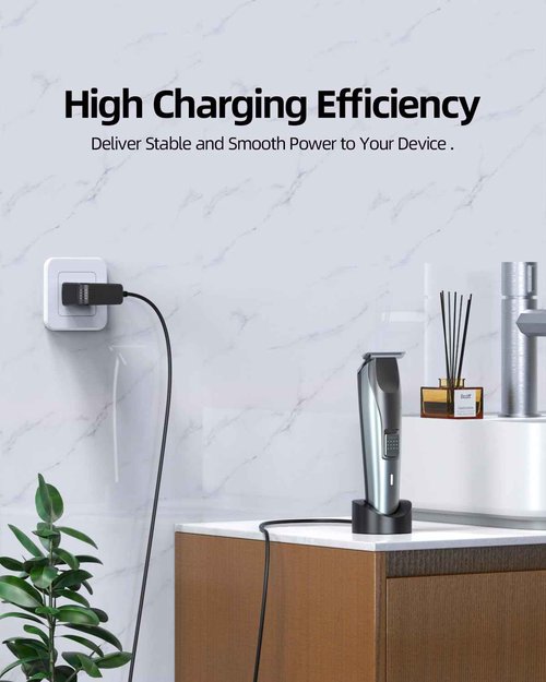 8V Power Cord Fit for Philips Norelco HQ840 Multigroom Series 3000 MG3750 Shaver Charger Supply Adapter 5Ft