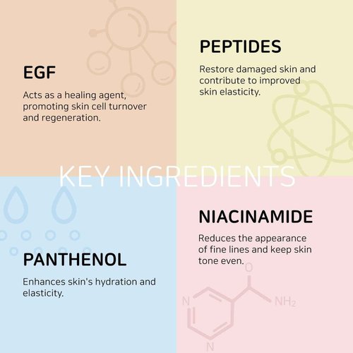 coxir INTENSIVE EGF PEPTIDES CREAM l Day&Night Firming Cream l EGF(Epidermal Growth Factor), Peptides, Niacinamide, Panthenol, Collagen l Korean Skincare [50ml/1.69fl.oz] (Pack of 2)