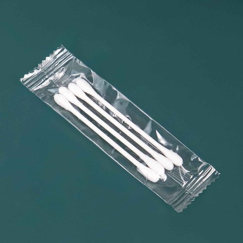 500 Pack Cotton Swabs, Individually Wrapped Cotton Swab, Individually Wrapped Double Tipped Paper Sticks for Ear, Make-up (500 Pack(4pcs per Bag))